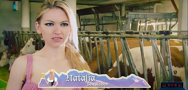  Sex robot malfunctions and cheats on her master in a barn